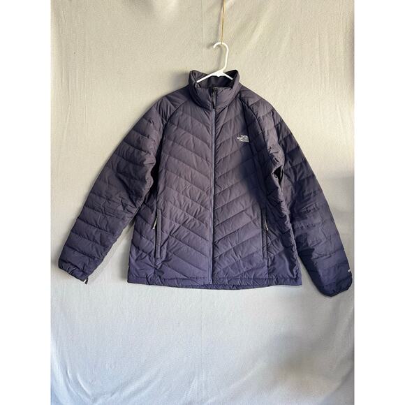 The North Face Jacket Womens Size XXL Blue 550 Down Puffer Quilted Winter - Picture 1 of 12